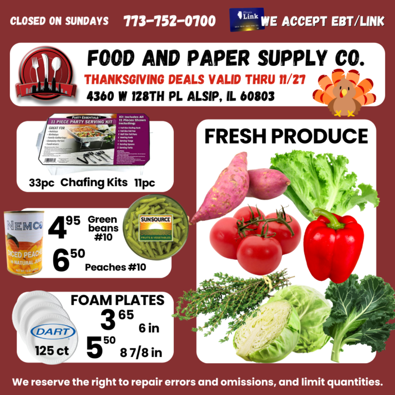 November Thanksgiving Flyer - Instagram produce plus